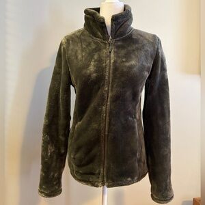 Luxe fur full zip jacket, small